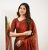 Vasthrlay Handloom Embroidery Unstitched Gold Ethnic Wear