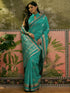 Vasthrlay Banarasi Weaving Light Green With Unstitched Blouse Piece