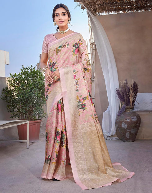 Vasthrlay Elegant Printed Blouse Ethnic Wear