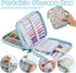 96 Pack Crochet Hook Set, Ergonomic Knitting Needle Yarn Weaving Kit with Storage Case