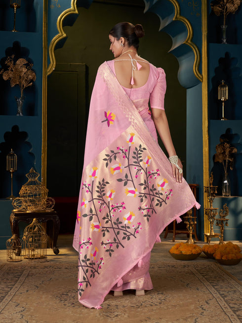 Vasthrlay Cotton Unstitched Saree