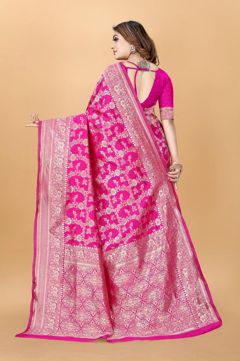 Vasthrlay Saree Kanjivaram Silk Pari Maroon