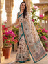 Vasthrlay Banglori Printed Dusty Saree