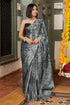 Vasthrlay Fashion Chiffon Geometric Printed Ethnic Wear