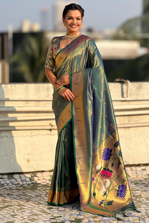 Vasthrlay Paithani Kanjivaram Sarees Ethnic Wear