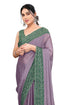 Vasthrlay Fashion Chiffon Georgette Teal Ethnic Wear