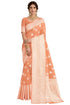 Vasthrlay Banarasi Gs Peach Ethnic Wear