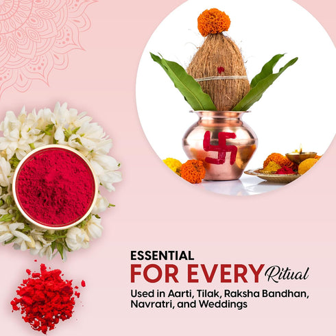 CHITRASHILA® 100% Herbal Original Pure Kumkum Powder