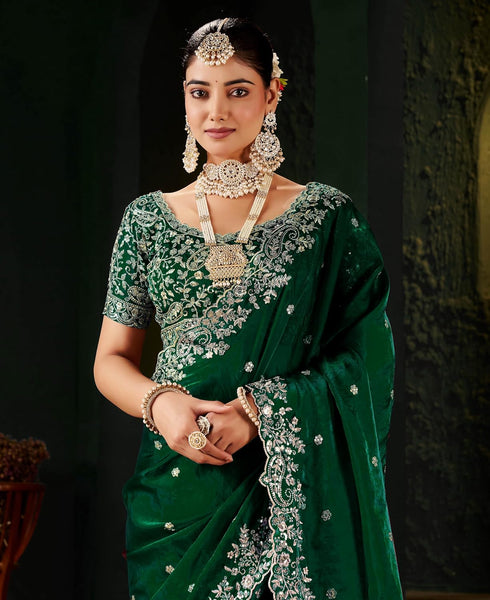 Vasthrlay Embroidered Traditional Embellished Applique Bollywood