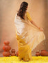 Vasthrlay Handloom Unstitched Beigegold Ethnic Wear