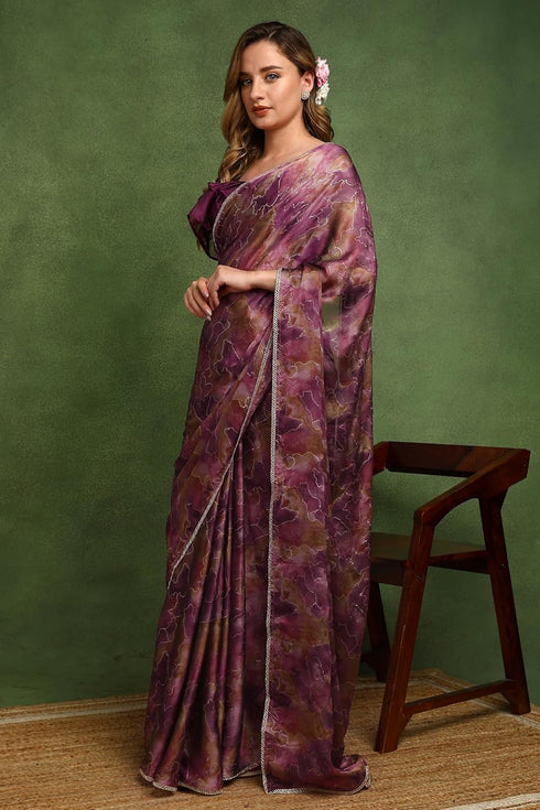 Vasthrlay Fashion Georgette Leheriya Dark Ethnic Wear