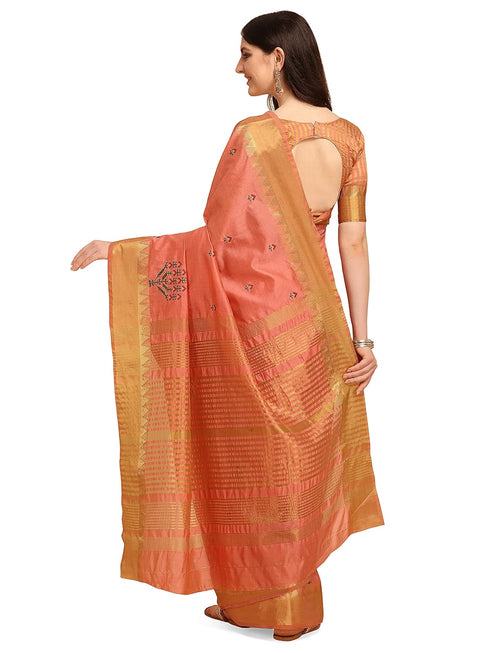 Vasthrlay Multicolor Embroidered Saree