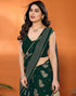 Vasthrlay Georgette Weaving Unstitched Red Saree
