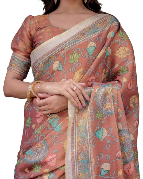 Vasthrlay Handloom Printed Saree