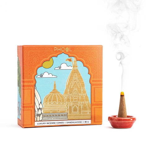 Phool Luxury Incense Kashi Vishwanath Pooja Dhoop Cone