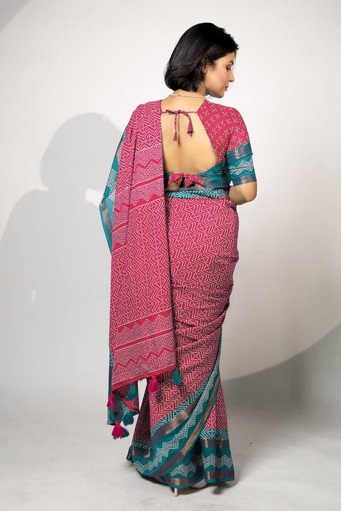 Vasthrlay Fashion Bandhani Printed Ethnic Wear