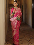 Vsathrlay Saree Kanjivaram Silk Pari Red