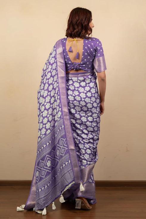 Vasthrlay Fashion Pocket Cotton Printed Ethnic Wear