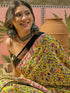 Vasthrlay Printed Yellow Saree