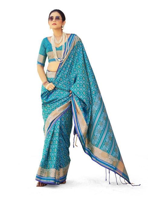 Vasthrlay Kanjivaram Unstitched Saree