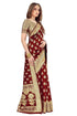 Vasthrlay Banarasi Gs Bridal Maroon Ethnic Wear