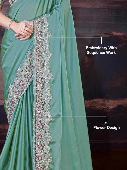 Vasthrlay Embroidered Unstitched Designer Ethnic Wear