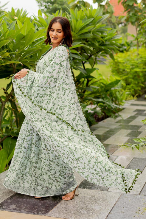 Vasthrlay Fashion Pocket Printed Readymade Ethnic Wear