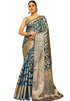 Vasthrlay Organza Patola Leriya Unstitched Saree