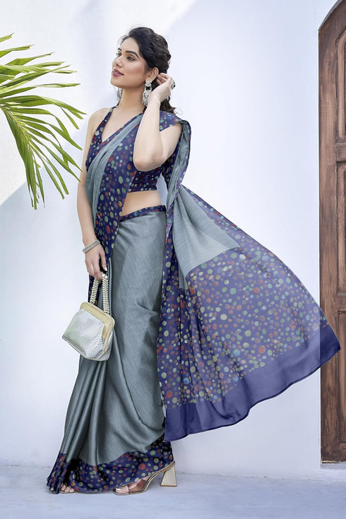Vasthrlay Fashion Chiffon Printed Ethnic Wear