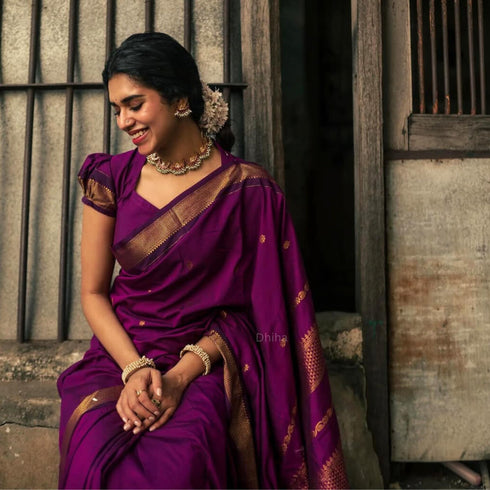 Vasthrlay Kanjivaram Tassels Saree