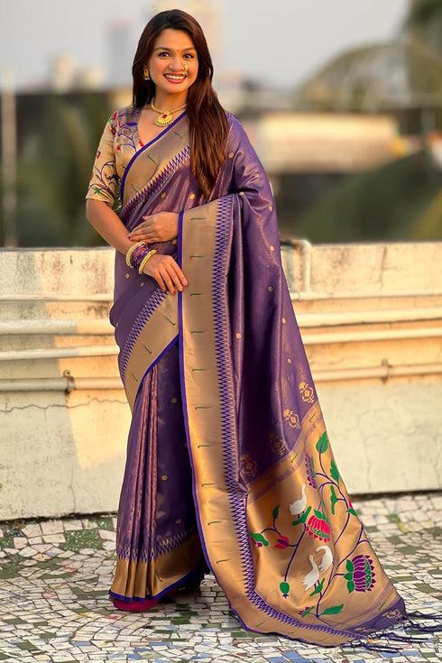 Vasthrlay Paithani Kanjivaram Sarees Ethnic Wear