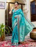 Vasthrlay Womens Weaving Unstitched Lavender Saree