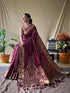 Vasthrlay Kanjivaram Banarasi Jacquard Unstitched Saree