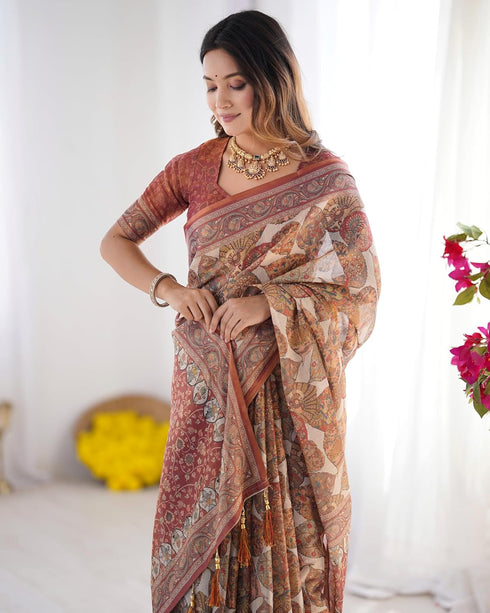 Vasthrlay Handloom Cotton Traditional Saree