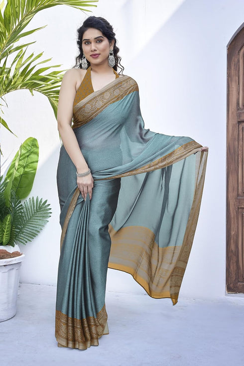 Vasthrlay Fashion Chiffon Printed Ethnic Wear