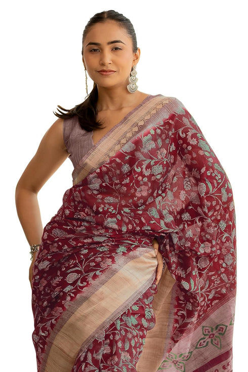 Vasthrlay Fashion Kalamkari Printed Ethnic Wear