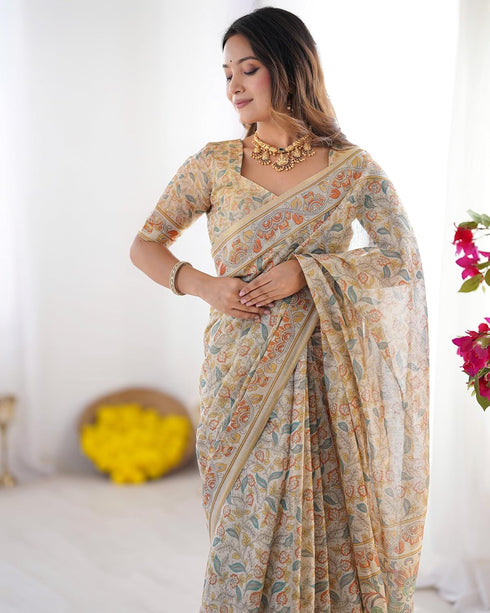 Vasthrlay Traditional Multicolour Multicolor Saree