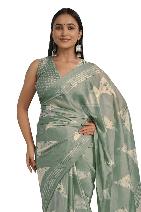 Vasthrlay Fashion Chiffon Printed Ethnic Wear