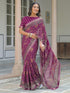Vasthrlay Sequins Embroidery Black Saree
