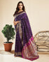 Vasthrlay Paithani Jacquard Unstitched Pink Saree