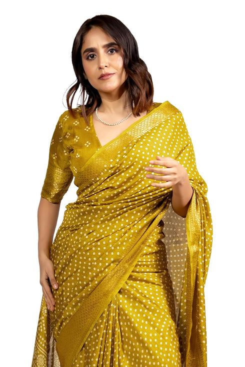 Vasthrlay Fashion Bandhani Printed Ethnic Wear