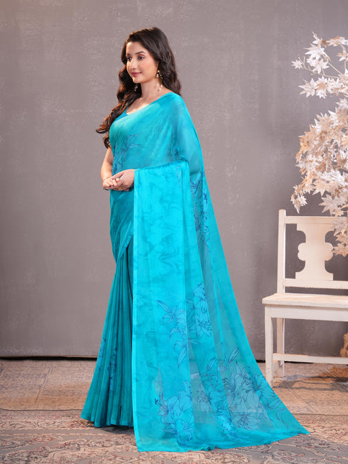 Vasthrlay Chiffon Floral Saree