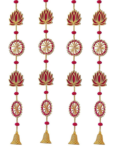 Wood Handmade Lotus Wall & Door Hanging