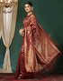 Vasthrlay Maroon Traditional Unstitched Saree