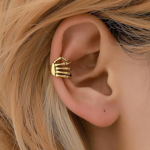 Gothic Halloween Skeleton Stud Earrings