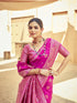 Vasthrlay Kanjivaram Unstitched Jacquard Stylish Saree