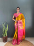 Vasthrlay Kanjivaram Blouse Traditional Pistablue