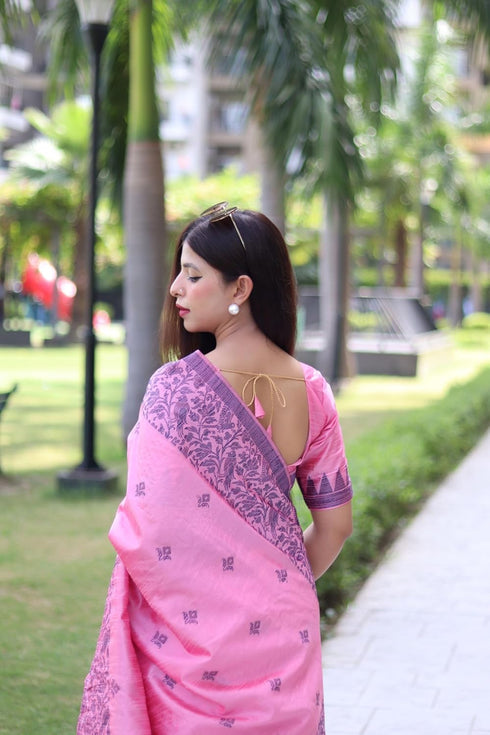 Vasthrlay Tussar Handloom Saree