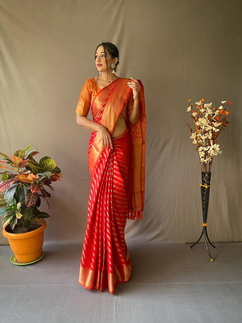 Vasthrlay Leriya Patola Banarasi Ethnic Wear