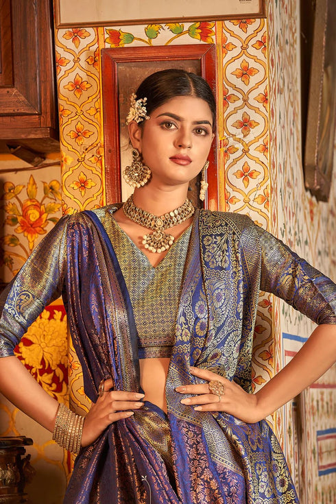 Vasthrlay Kanjivaram Included Traditional Occasions Saree